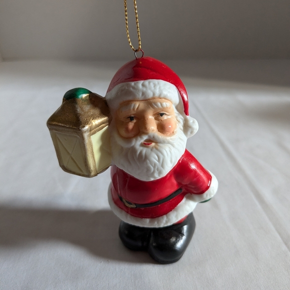 VTG Noma Santa Illuminated Christmas Tree Ornament With Extension Light Taiwan - Picture 5 of 16